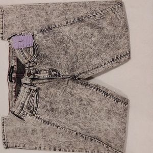 NWOT Women's Angry Rabbit Black Washed Skinny Ankle Jeans Size 25/1